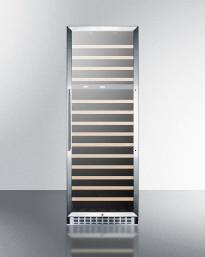 SUMMIT SWC1966 2-zone 160 Bottle Wine Cellar With Glass Door, Digital Thermostat, ...