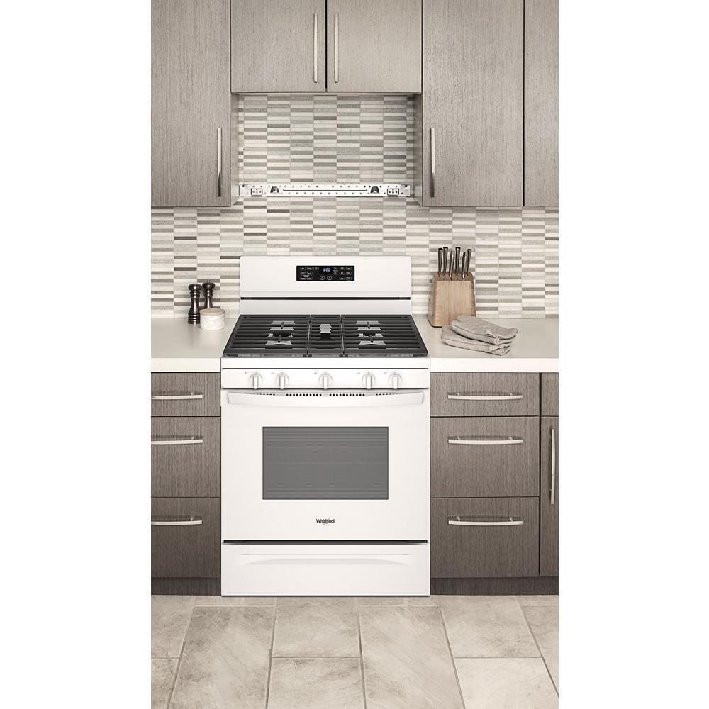 WHIRLPOOL WFG550S0LW 5.0 Cu. Ft. Whirlpool Gas 5-in-1 Air Fry Oven