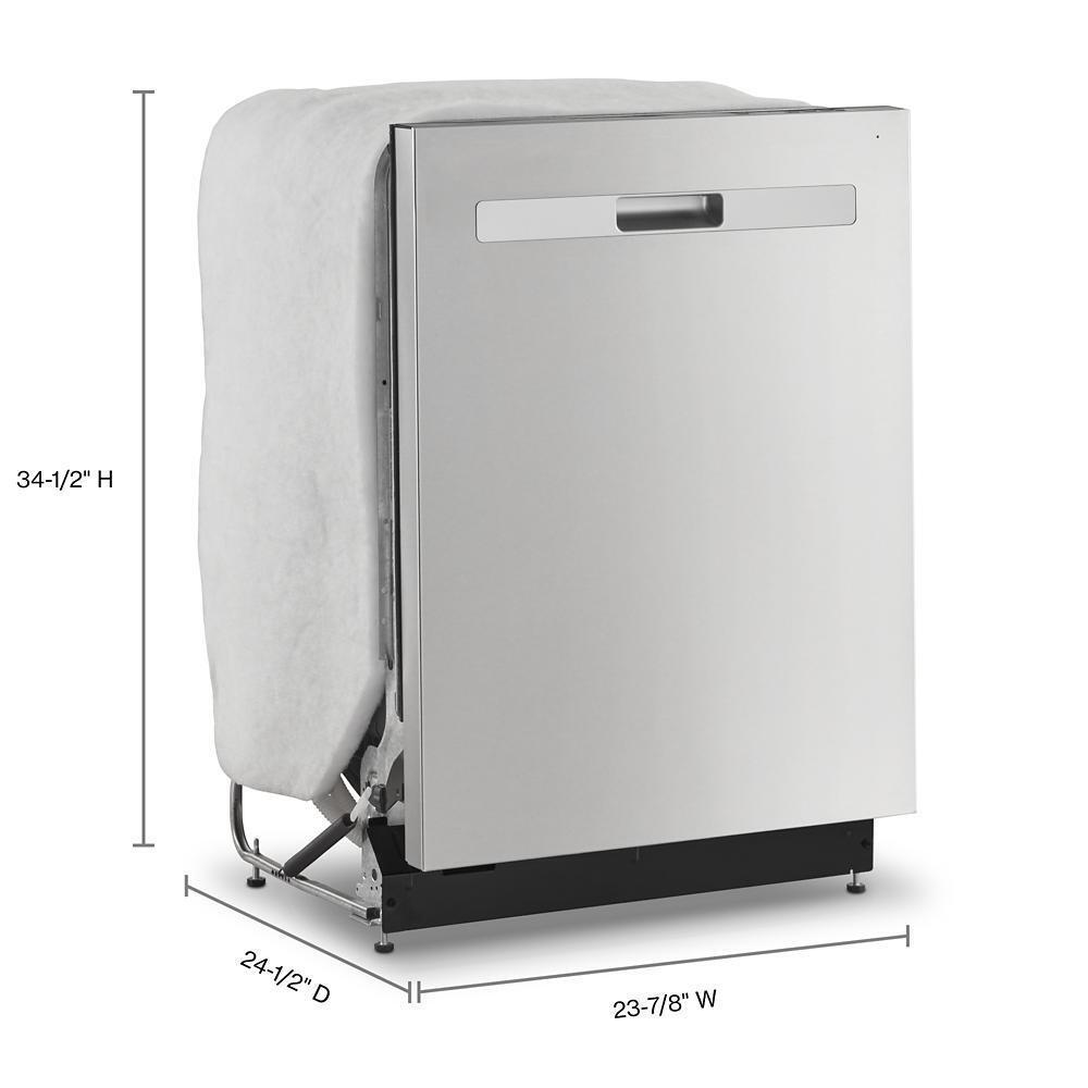 WHIRLPOOL WDP730HAMZ Whirlpool 51 Dba Quiet Dishwasher With 3rd Rack and Pocket Handle