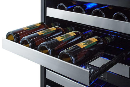 SUMMIT SWC532BLBIST Commercially Approved Dual Zone Built-in Wine Cellar With Digital T...