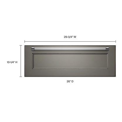 KITCHENAID KEWS105BPA KitchenAid 30"" Warming Drawer, 120 Volts, Sensor, Ind Light
