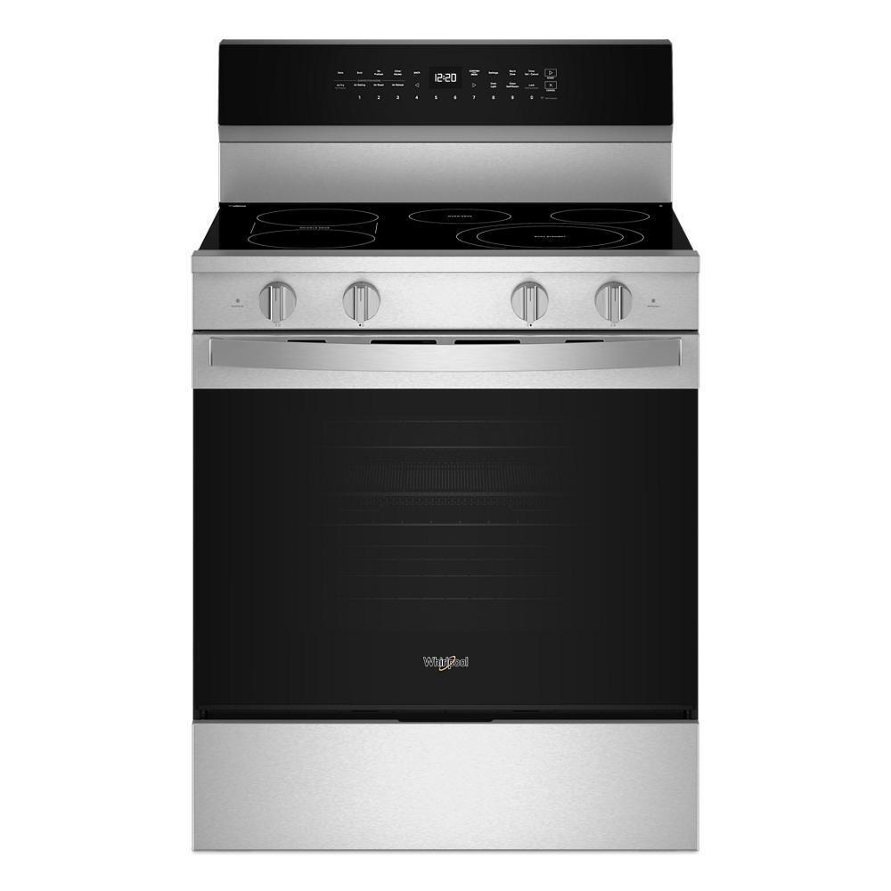 WHIRLPOOL WFES7530RZ 30-inch Smart Electric Range With Air Cooking Technology, WIPECLEAN...