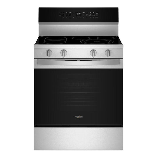 WHIRLPOOL WFES7530RZ 30-inch Smart Electric Range With Air Cooking Technology, WIPECLEAN...