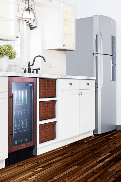SUMMIT SCR1841BPNR Summit 18"" Wide Built-in Beverage Center (panel Not Included)