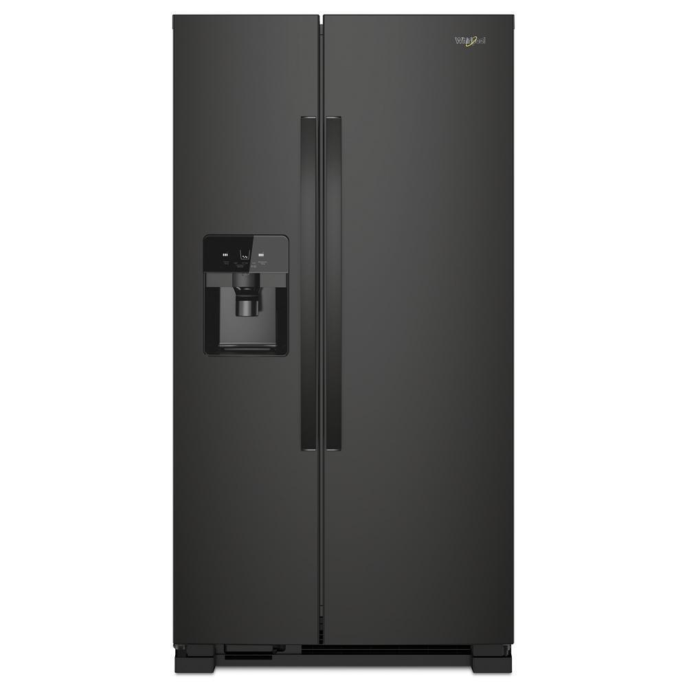 WHIRLPOOL WRS555SIHB Whirlpool 36-inch Wide Side-by-side Refrigerator - 25 Cu. Ft. - ...