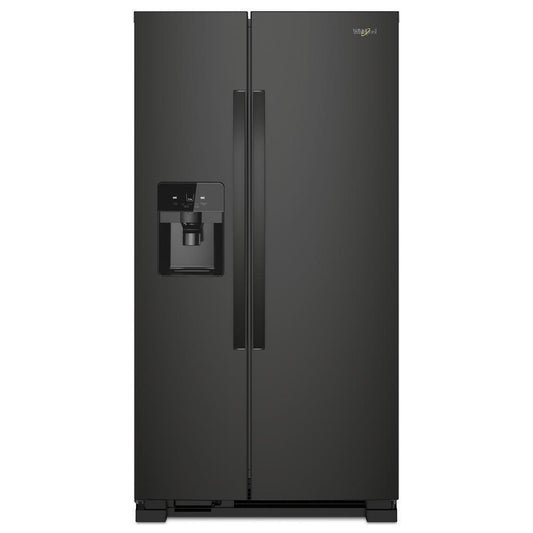 WHIRLPOOL WRS321SDHB Whirlpool 33-inch Wide Side-by-side Refrigerator - 21 Cu. Ft. - ...