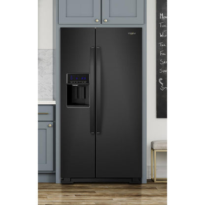 WHIRLPOOL WRS571CIHB Whirlpool 36-inch Wide Counter Depth Side-by-side Refrigerator -...