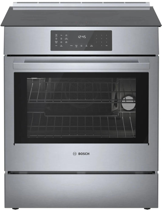 BOSCH HII8057U 800 Series Induction Slide-in Range 30'' Stainless Steel Hii8057u