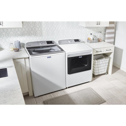MAYTAG MGD6230HW Smart Capable Top Load Gas Dryer With Extra Power Button - 7.4 Cu. Ft.