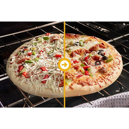 WHIRLPOOL WFES5030RB 30-inch Electric Range With Air Fry and Air Baking, Self Cleaning, ...