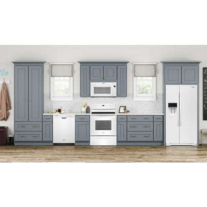 WHIRLPOOL WRS571CIHW Whirlpool 36-inch Wide Counter Depth Side-by-side Refrigerator -...