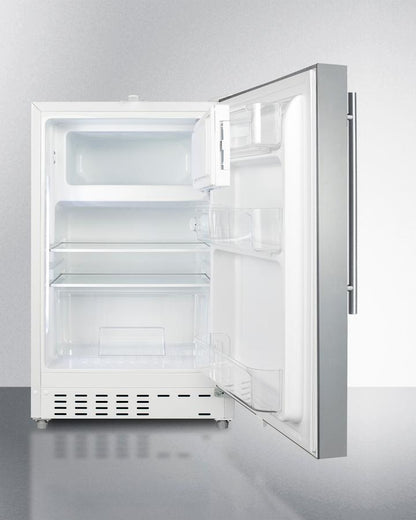 SUMMIT ALRF48CSSHV Summit 20"" Wide Built-in Refrigerator-freezer, Ada Compliant