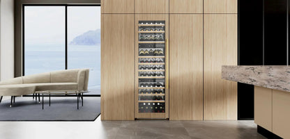 XO APPLIANCE XOU2470WTZGO Tall Built-in 3 Zone Wine Overlay Glass (fits 24in X 70in - 84in OP...