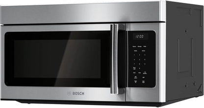 BOSCH HMV3054U 300 Series Over-the-range Microwave 30"" Left Sideopening Door, STAI...