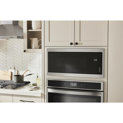 WHIRLPOOL WMT50011KS 1.1 Cu. Ft. Built-in Microwave With Slim Trim Kit - 14"" Height