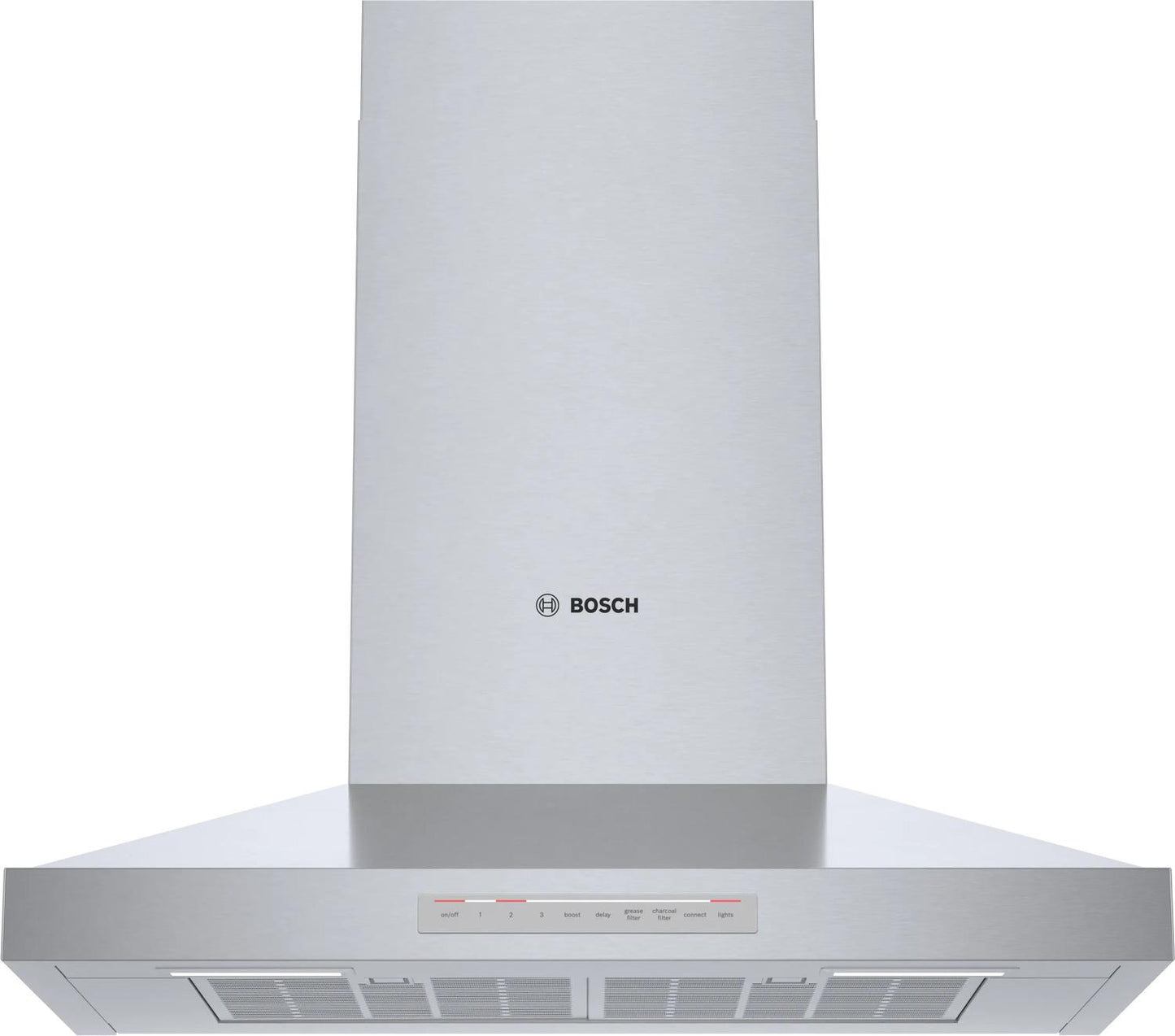 BOSCH HCP50652UC 300 Series 30"" Pyramid Canopy Chimney Hood, 600 Cfm, Hcp50652uc, ST...