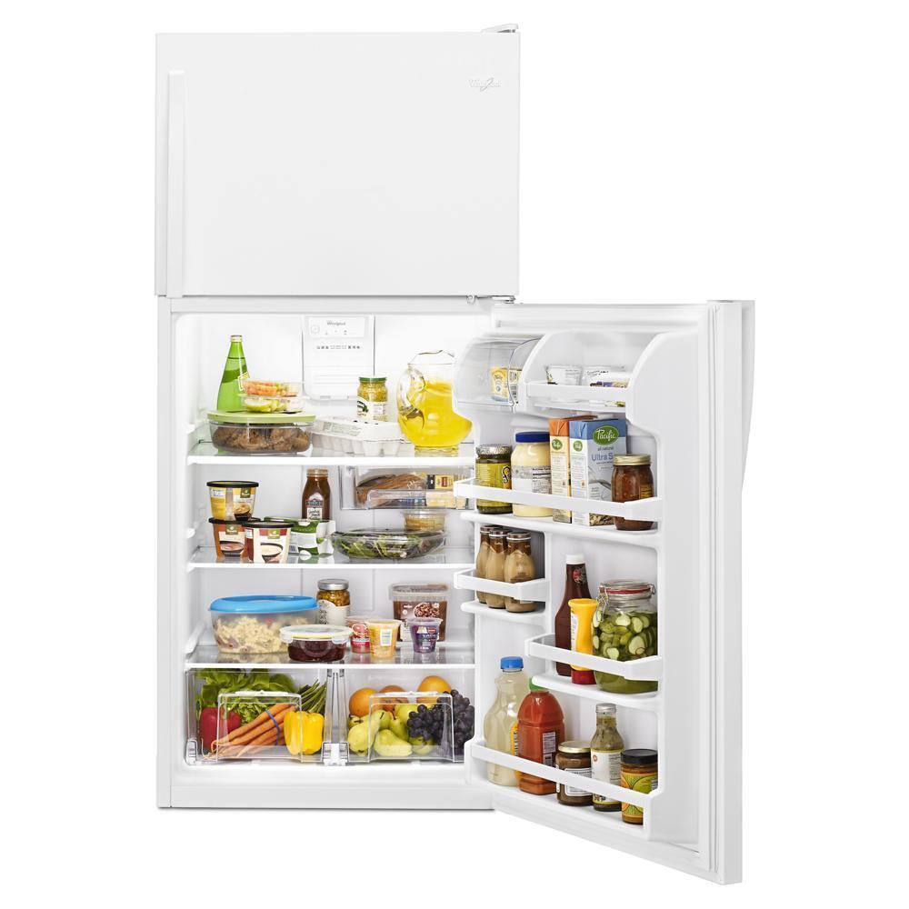 WHIRLPOOL WRT318FZDW White Whirlpool 30"" Wide Top-freezer Refrigerator With FLEXI-SLI...