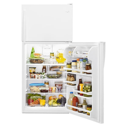 WHIRLPOOL WRT318FZDW White Whirlpool 30"" Wide Top-freezer Refrigerator With FLEXI-SLI...