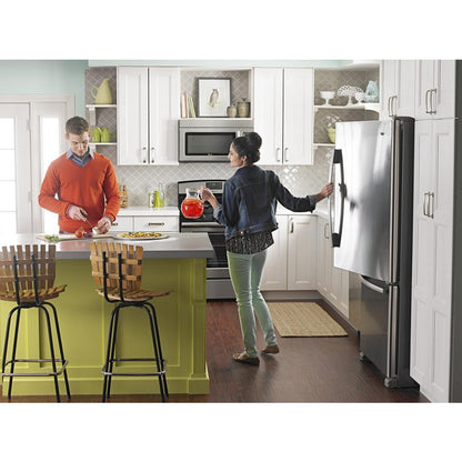 AMANA ABB2224BRM 21.9 Cu. Ft. Energy Star Qualified Bottom-freezer Refrigerator -...