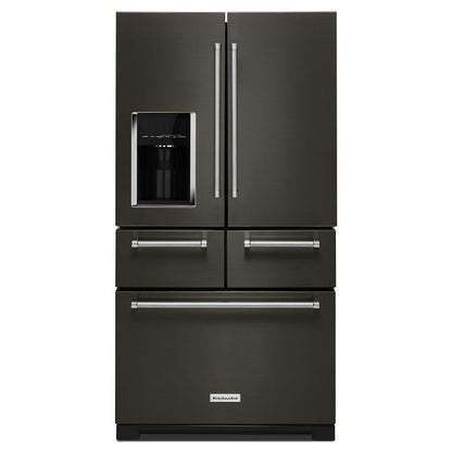 KITCHENAID KRMF706EBS Black-on-stainless Kitchenaid 25.8 Cu. Ft. 36"" Multi-door FREEST...
