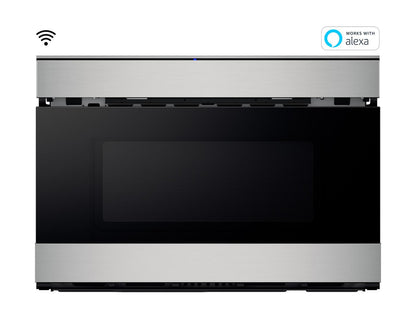 SHARP SMD2489ES 24 In. 1.2 Cu. Ft. 950w Sharp Stainless Steel Iot Easy Wave Open MI...