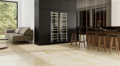 XO APPLIANCE XOU2470WTZGO Tall Built-in 3 Zone Wine Overlay Glass (fits 24in X 70in - 84in OP...