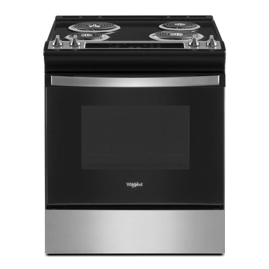 WHIRLPOOL WEC310S0LS 4.8 Cu. Ft. Whirlpool Electric Range With Frozen Bake TECHNO...