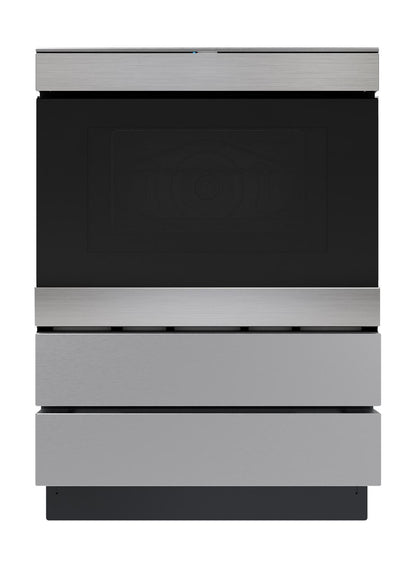 SHARP SKCD24U0GS 24 In. Under the Counter Supersteam+ Built-in Wall Oven Pedestal
