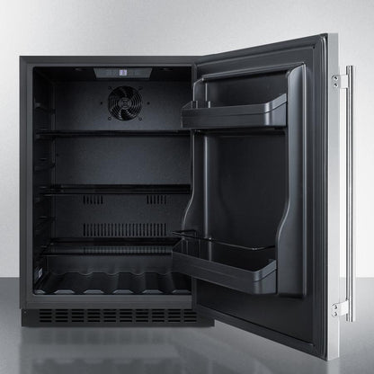 SUMMIT AL54 Built-in Undercounter Ada Compliant All-refrigerator With STAINLESS...