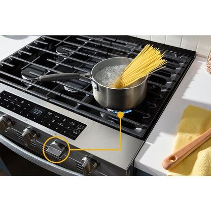 WHIRLPOOL WSGS7530RV 30-inch Smart Slide In Gas Range With Air Cooking Technology, No PR...