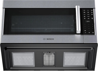 BOSCH HMV8054U 800 Series Over-the-range Microwave 30"" Left Sideopening Door, STAI...