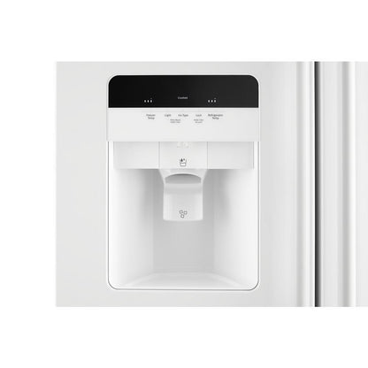 MAYTAG MSS25C4MGW 36-inch Wide Side-by-side Refrigerator With Exterior Ice and Water ...