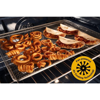 WHIRLPOOL WFGS5030RW 30-inch Gas Range With Air Fry and Air Baking, Self Cleaning, RAPID...