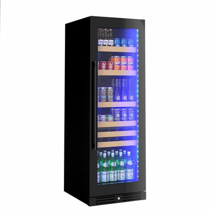XO APPLIANCE XOU2470BCGB XO Appliance Tall Beverage Center Black Glass