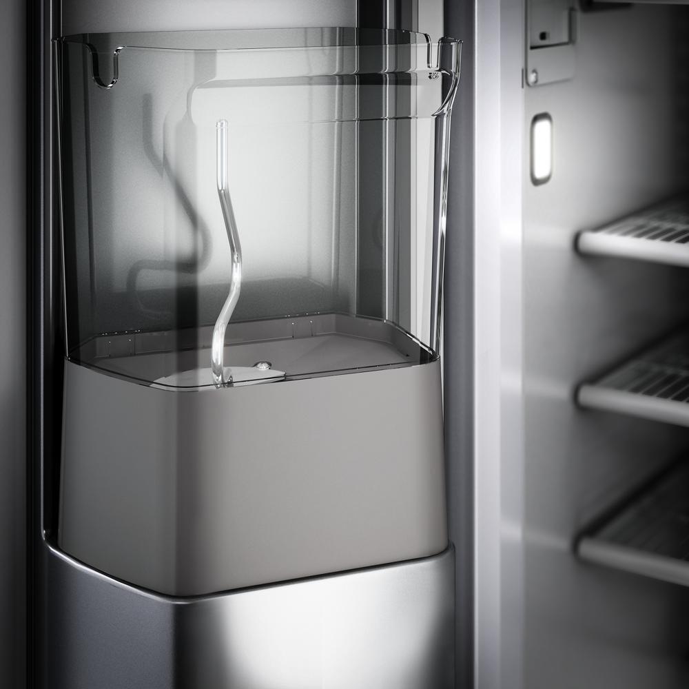 KITCHENAID KBSD706MPS 20.8 Cu. Ft. 36"" Built-in Side-by-side Refrigerator With Ice and WA...