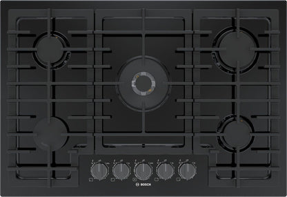 BOSCH NGM8048UC Bosch 800 Series Gas Cooktop 30'' Black Ngm8048uc