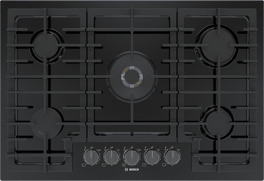 BOSCH NGM8048UC Bosch 800 Series Gas Cooktop 30'' Black Ngm8048uc