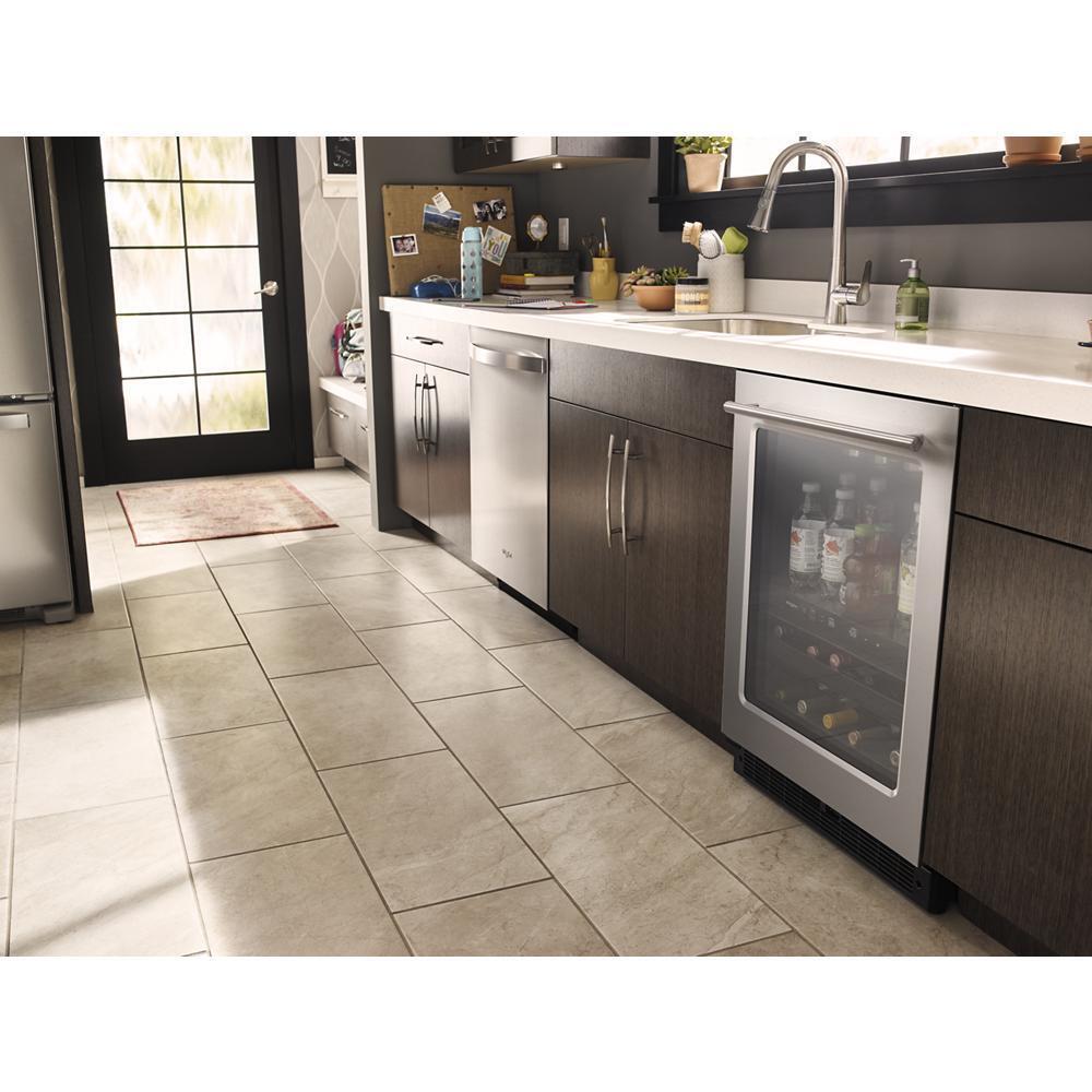 WHIRLPOOL WUB35X24HZ 24-inch Wide Undercounter Beverage Center With Towel Bar Handle- 5....