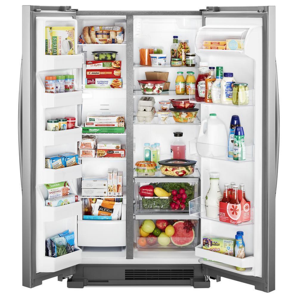 WHIRLPOOL WRS315SNHM Whirlpool 36-inch Wide Side-by-side Refrigerator - 25 Cu. Ft. - ...