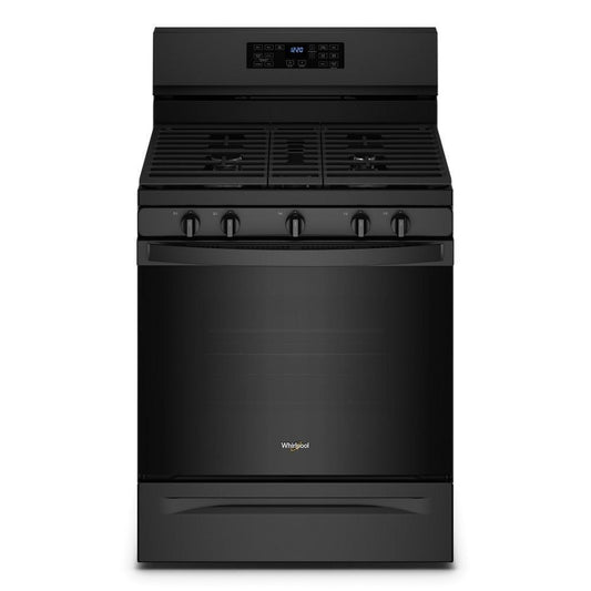WHIRLPOOL WFG550S0LB 5.0 Cu. Ft. Whirlpool Gas 5-in-1 Air Fry Oven