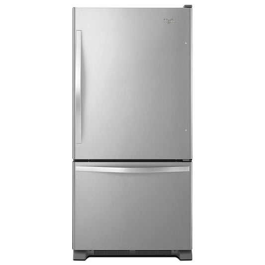 WHIRLPOOL WRB322DMBM Stainless Steel Whirlpool 22 Cu. Ft. Bottom-freezer REFRIGERATOR...