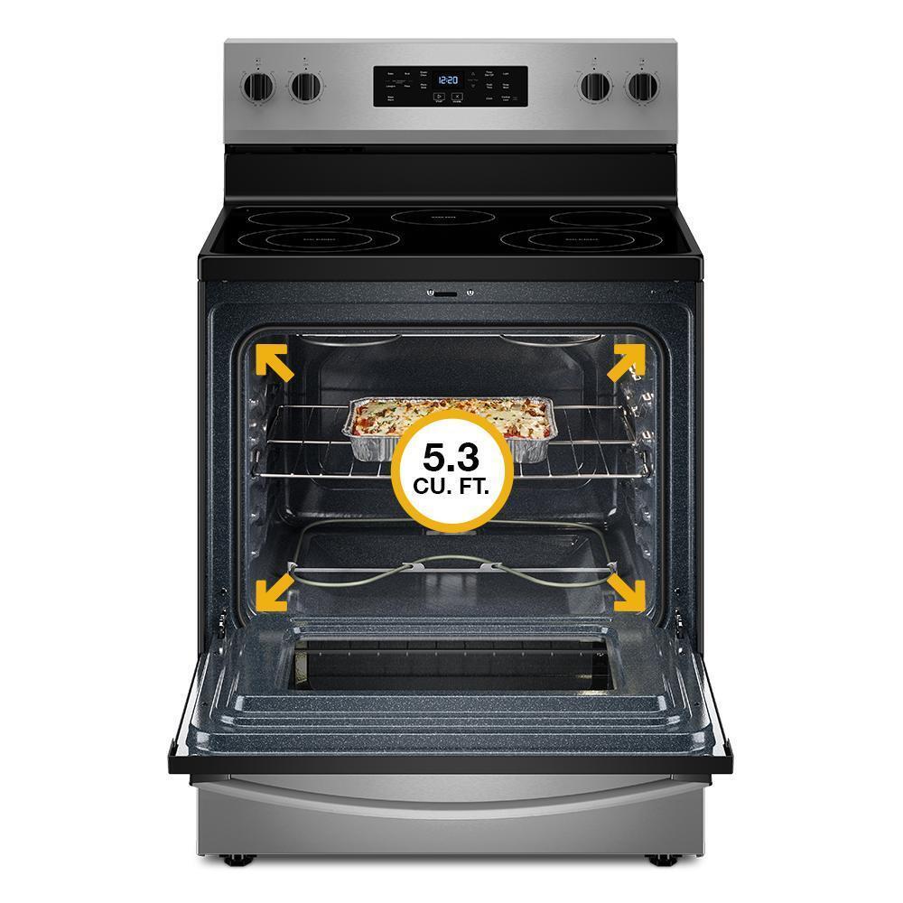 WHIRLPOOL WFES3530RB Whirlpool 30-inch Electric Range With Steam Clean
