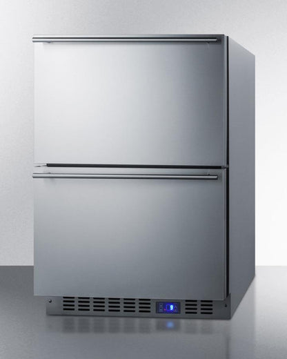 SUMMIT SCFF532D Built-in Undercounter Two-drawer All-freezer With Frost-free OPERAT...