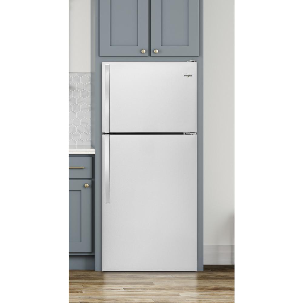 WHIRLPOOL WRT134TFDW White Whirlpool 28"" Wide Top-freezer Refrigerator With Freezer T...
