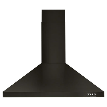WHIRLPOOL WVW53UC0HV Whirlpool 30"" Contemporary Black Stainless Wall Mount Range Hood