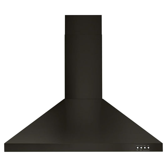 WHIRLPOOL WVW53UC0HV Whirlpool 30"" Contemporary Black Stainless Wall Mount Range Hood