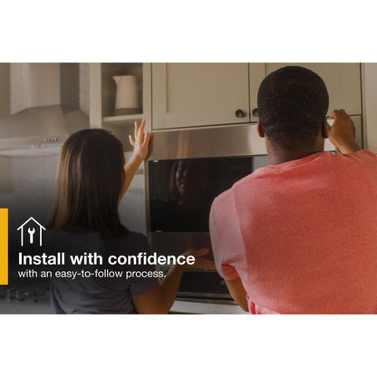 WHIRLPOOL WMT55511KS 1.1 Cu. Ft. Built-in Microwave With Standard Trim Kit - 19-1/8"" Height