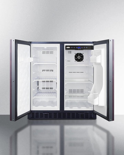 SUMMIT FFRF3070BIF Frost-free Side-by-side Refrigerator-freezer for Built-in or FREEST...
