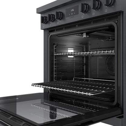 BOSCH HGS8045UC 800 Series Gas Freestanding Range 30'' Black Stainless Steel Hgs8045uc