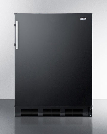 SUMMIT FF63BK Freestanding Residential Counter Height All-refrigerator In Black W...
